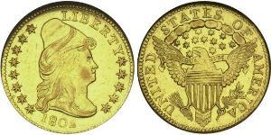 2.5 Dólar Estados Unidos de América (1776 - ) Oro 