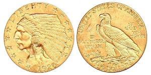 2.5 Dólar Estados Unidos de América (1776 - ) Oro 