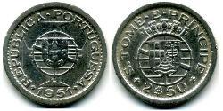 2,5 Escudo Sao Tomé-et-Principe (1469 - 1975) Cuivre/Nickel 