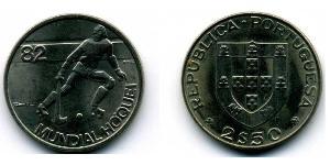 2,5 Escudo Republica Portuguesa (1975 - ) Kupfer/Nickel 