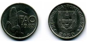 2,5 Escudo Republica Portuguesa (1975 - ) Kupfer/Nickel 