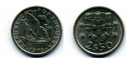 2,5 Escudo Estado Nuevo (Portugal) (1933 - 1974) Níquel/Cobre 
