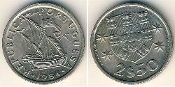 2,5 Escudo Republica Portuguesa (1975 - ) Níquel/Cobre 