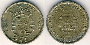 2,5 Escudo Timor Oriental (1702 - 1975) / Portugal Níquel/Cobre 