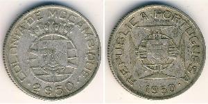 2,5 Escudo Mozambique (1975 - ) Plata 