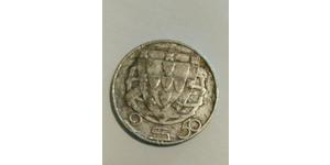 2,5 Escudo Portuguese Republic - Ditadura Nacional (1926 - 1933) Silver 