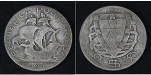 2,5 Escudo Portugal / Portuguese Republic - Dictadura Nacional  