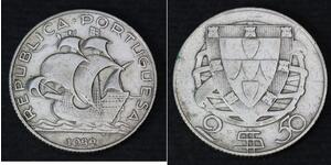 2,5 Escudo Portugal / Portuguese Republic - Ditadura Nacional (1926 - 1933)  