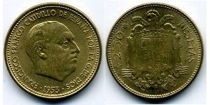 2.5 Peseta España Aluminio/Bronce Francisco Franco(1892 – 1975)