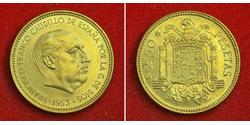 2.5 Peseta España Bronce/Aluminio Francisco Franco(1892 – 1975)