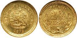 2.5 Peso Messico (1867 - ) Oro 