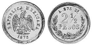 2.5 Peso Messico (1867 - ) Oro 