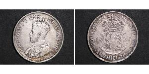 2.5 Shilling Sudafrica (1910 - ) Argento Giorgio V (1865-1936)