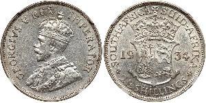 2.5 Shilling Südafrika (1910 - ) Silber George V (1865-1936)