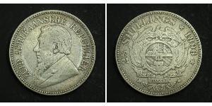 2.5 Shilling South Africa (1910 - ) Silver Paul Kruger (1825 - 1904)