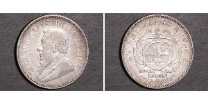 2.5 Shilling South Africa (1910 - ) Silver Paul Kruger (1825 - 1904)