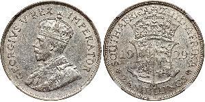2.5 Shilling South Africa (1910 - ) Silver George V of the United Kingdom (1865-1936)