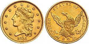 2.5 Долар США (1776 - ) Золото 