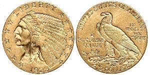 2.5 Долар США (1776 - ) Золото 