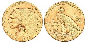 2.5 Долар США (1776 - ) Золото 