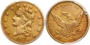 2.5 Долар США (1776 - ) Золото 