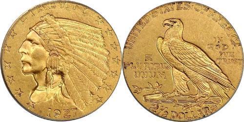 2.5 Долар США (1776 - ) Золото 