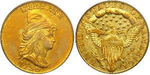 2.5 Доллар США (1776 - ) Золото 
