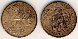 2.5 Цент Королевство Нидерланды (1815 - ) Бронза 