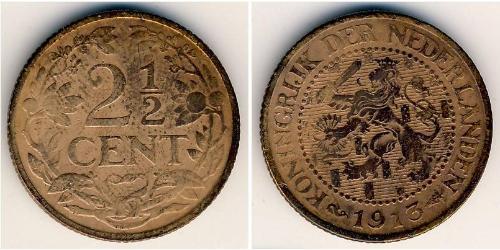 2.5 Цент Королевство Нидерланды (1815 - ) Бронза 