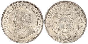 2.5 Шиллинг Южно-Африканская Республика (1910 - ) Серебро Крюгер, Пауль (1825 - 1904)