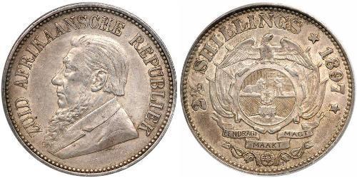 2.5 Шиллинг Южно-Африканская Республика (1910 - ) Серебро Крюгер, Пауль (1825 - 1904)