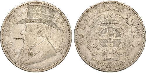 2.5 Шиллинг Южно-Африканская Республика (1910 - ) Серебро 