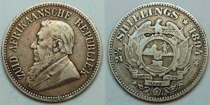 2.5 Шилінг Південно-Африканська Республіка (1910 - ) Срібло Поль Крюгер (1825 - 1904)