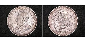 2.5 Шилінг Південно-Африканська Республіка (1910 - ) Срібло Поль Крюгер (1825 - 1904)