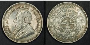 2.5 Шилінг Південно-Африканська Республіка (1910 - ) Срібло Поль Крюгер (1825 - 1904)