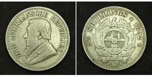 2.5 Шилінг Південно-Африканська Республіка (1910 - ) Срібло Поль Крюгер (1825 - 1904)