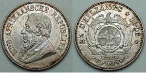 2.5 Шилінг Південно-Африканська Республіка (1910 - ) Срібло Поль Крюгер (1825 - 1904)