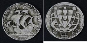 2,5 Эскудо Португалия / Portuguese Republic - Ditadura Nacional (1926 - 1933)  
