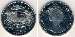 2,8 Ecu Gibraltar 镍/銅 伊丽莎白二世 (1926-2022)