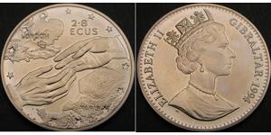 2.8 Экю Gibraltar (1704 - )  