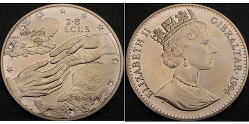 2.8 Экю Gibraltar (1704 - )  
