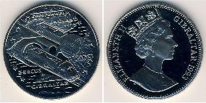 2,8 Экю Гибралтар Никель/Медь Елизавета II (1926-2022)