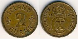 2 Aurar 冰岛 (1944 - ) 青铜 