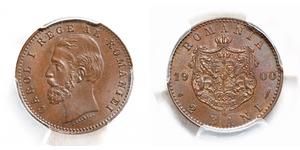 2 Ban Königreich Rumänien (1881-1947) Kupfer 
