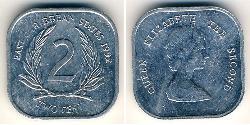2 Cent  Alluminio Elisabetta II (1926-2022)