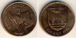 2 Cent Kiribati (1979 - ) Bronce 