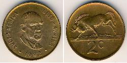 2 Cent Afrique du Sud (1910 - ) Bronze 
