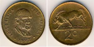 2 Cent Afrique du Sud (1910 - ) Bronze 