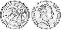 2 Cent Australie (1939 - ) Bronze Elizabeth II (1926-2022)