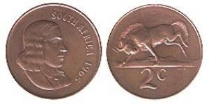 2 Cent South Africa (1910 - ) Bronze 